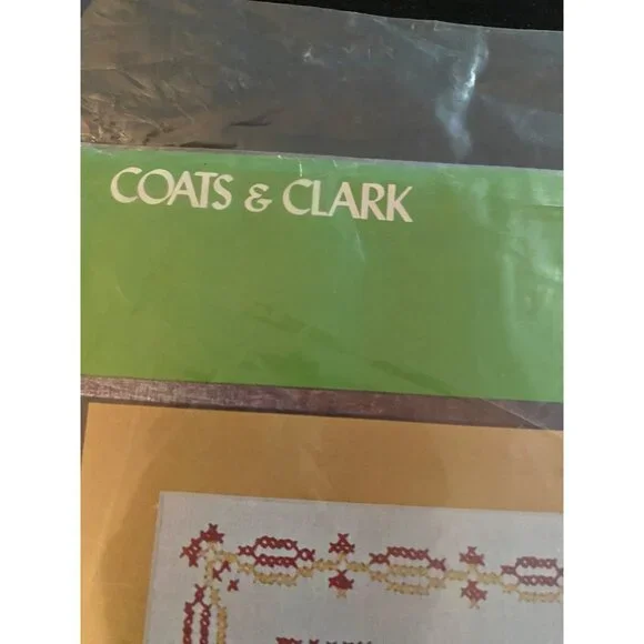 Vintage Coats & Clarks 5844 Crewel Cross Stitchery Kit Ornament Friend Emerson - Picture 4 of 6